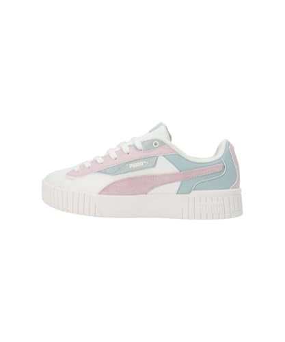 Puma Womens Carina 2.0 Zuki Turquoise Surf-Grape Mist-Warm White Sneaker - 5 UK (39983001)
