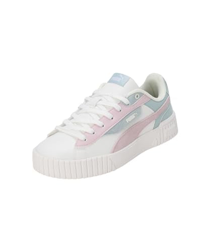 Puma Womens Carina 2.0 Zuki Turquoise Surf-Grape Mist-Warm White Sneaker - 5 UK (39983001)