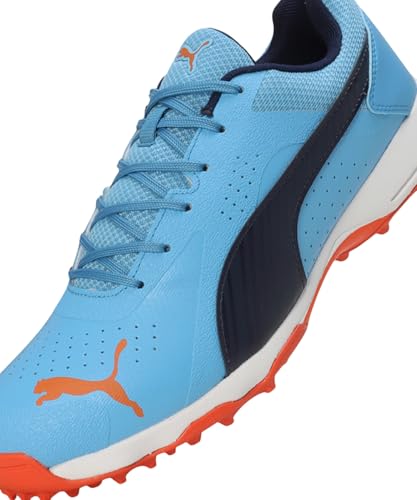 Puma Unisex-Adult Cricket Alrounder Navy-Bonnie Blue-Rickie Orange Cricket Shoe-10 UK(10824003)