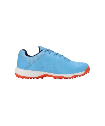 Puma Unisex-Adult Cricket Alrounder Navy-Bonnie Blue-Rickie Orange Cricket Shoe-10 UK(10824003)