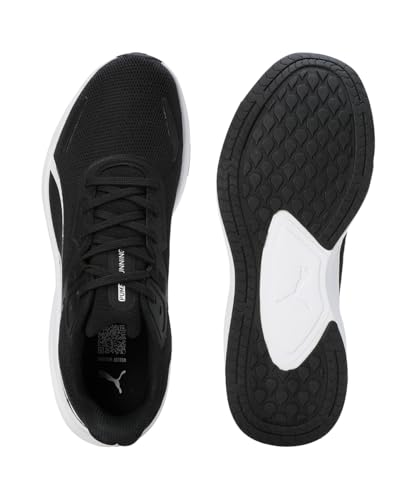 Puma Men Skyrocket Lite, Black- Black- White,Running Shoe-8 (31188201)