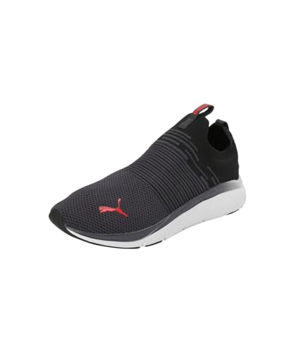 Puma Mens Softride Pro Echo Slip-On -E Galactic Gray-for All Time Red-Black Running Shoe - 9 UK (31088804)