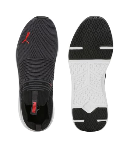 Puma Mens Softride Pro Echo Slip-On -E Galactic Gray-for All Time Red-Black Running Shoe - 9 UK (31088804)
