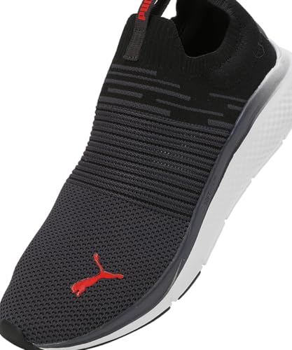 Puma Mens Softride Pro Echo Slip-On -E Galactic Gray-for All Time Red-Black Running Shoe - 9 UK (31088804)
