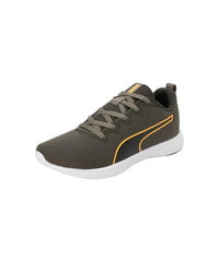 Puma Mens Softride Vital Eng Mesh Black-Dark Olive-Sun Stream Running Shoe - 6 UK (31058105)