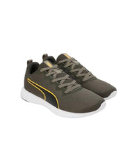 Puma Mens Softride Vital Eng Mesh Black-Dark Olive-Sun Stream Running Shoe - 9 UK (31058105)