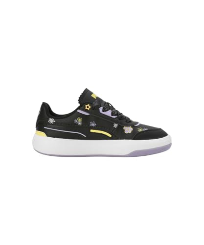 Puma Unisex-Kid Tori Bubble Bloom JR? Black-Vivid Violet-Lemon Meringue Sneaker - 5 UK (40129003)