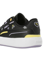 Puma Unisex-Kid Tori Bubble Bloom JR? Black-Vivid Violet-Lemon Meringue Sneaker - 5 UK (40129003)