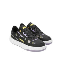 Puma Unisex-Kid Tori Bubble Bloom JR? Black-Vivid Violet-Lemon Meringue Sneaker - 5 UK (40129003)