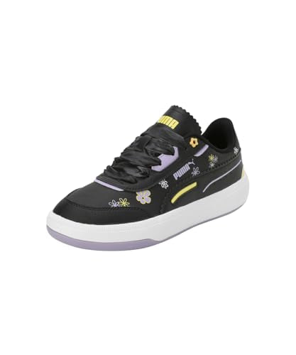 Puma Unisex-Kid Tori Bubble Bloom JR? Black-Vivid Violet-Lemon Meringue Sneaker - 5 UK (40129003)