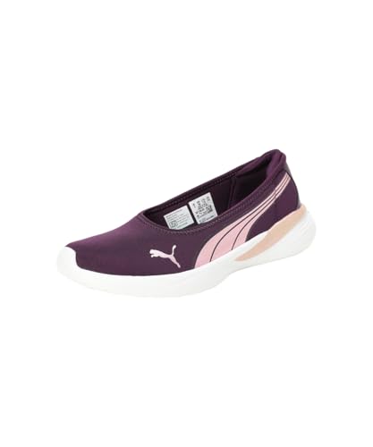 Puma Womens Evelyn Softride Midnight Plum-Rose Gold-White Sneaker - 5 UK (39713003)