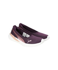Puma Womens Evelyn Softride Midnight Plum-Rose Gold-White Sneaker - 5 UK (39713003)