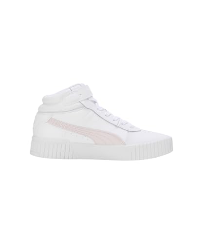 Puma Womens Carina 2.0 Mid White-Frosty Pink-Gold Sneaker - 4 UK (40134603)