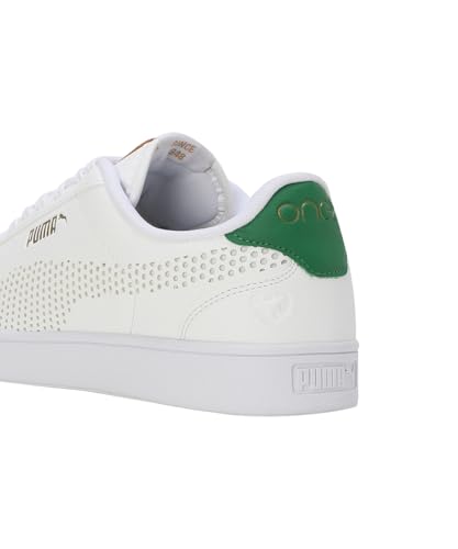 Puma Mens Shuffle One8 V4 Better White-Team Gold Sneaker - 6 UK (40163401)