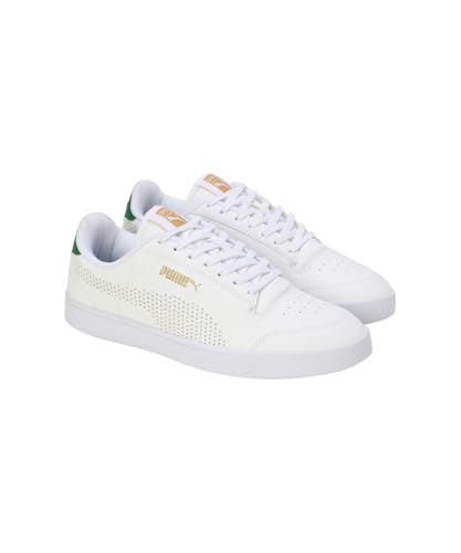 Puma Mens Shuffle One8 V4 Better White-Team Gold Sneaker - 6 UK (40163401)