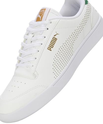 Puma Mens Shuffle One8 V4 Better White-Team Gold Sneaker - 6 UK (40163401)