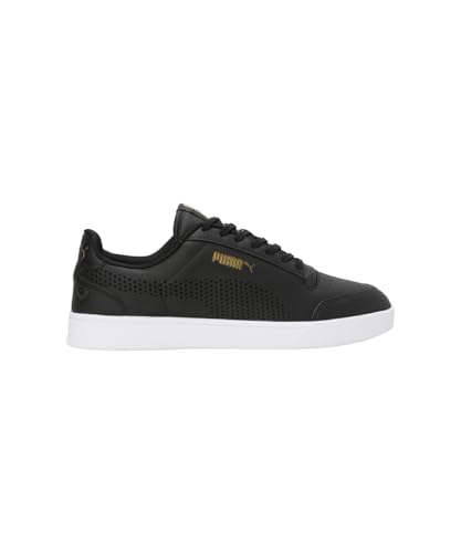Puma Mens Shuffle One8 V4 Better Black-White-Team Gold Sneaker - 10 UK (40163402)