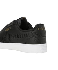Puma Mens Shuffle One8 V4 Better Black-White-Team Gold Sneaker - 10 UK (40163402)