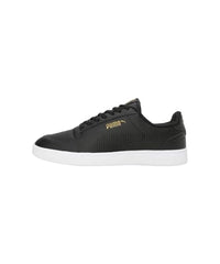 Puma Mens Shuffle One8 V4 Better Black-White-Team Gold Sneaker - 10 UK (40163402)