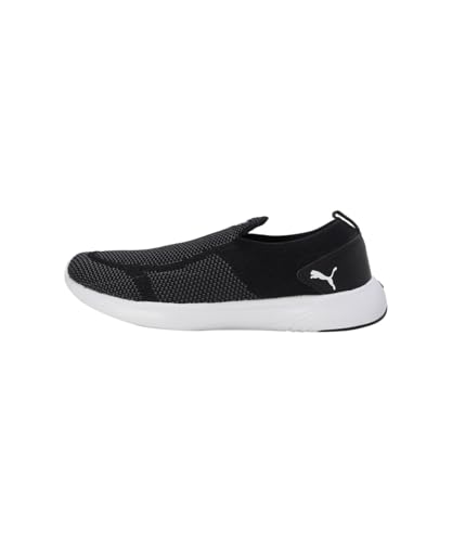 Puma Mens Softride Dimorphos Black-Dark Coal-White Running Shoe - 9 UK (31064901)