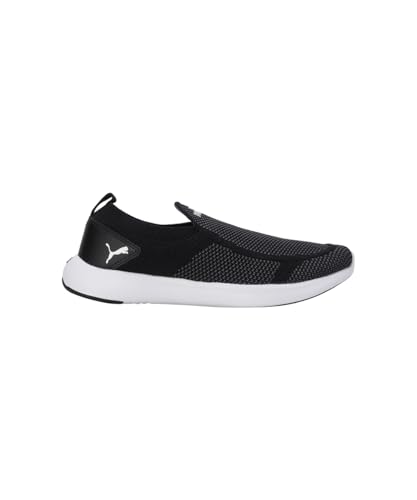 Puma Mens Softride Dimorphos Black-Dark Coal-White Running Shoe - 9 UK (31064901)