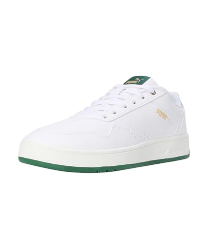 Puma Mens Court Classic Res White-Vine-Gold Sneaker - 9 UK (40111701)