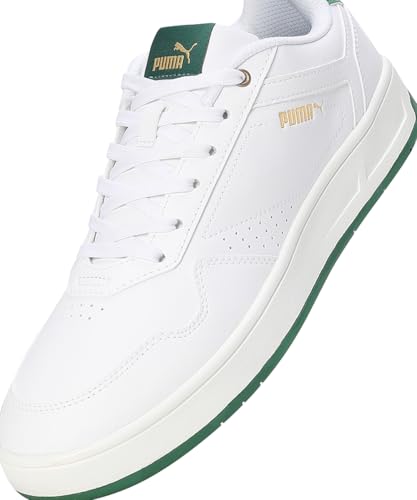 Puma Mens Court Classic Res White-Vine-Gold Sneaker - 9 UK (40111701)