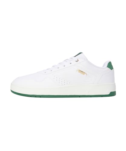 Puma Mens Court Classic Res White-Vine-Gold Sneaker - 9 UK (40111701)