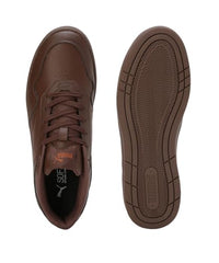 Puma Mens Court Classic Res Espresso Brown-Haute Coffee Sneaker - 6 UK (40111703)
