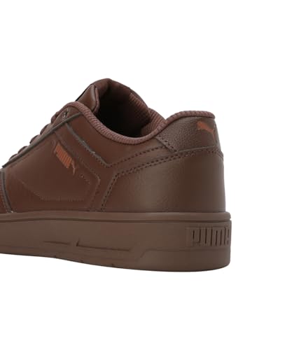 Puma Mens Court Classic Res Espresso Brown-Haute Coffee Sneaker - 6 UK (40111703)