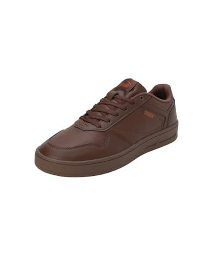 Puma Mens Court Classic Res Espresso Brown-Haute Coffee Sneaker - 6 UK (40111703)