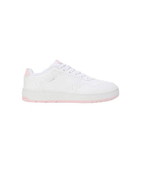 Puma Womens Court Classic WNS White-Whisp of Pink-Silver Sneaker - 5 UK (40111801)