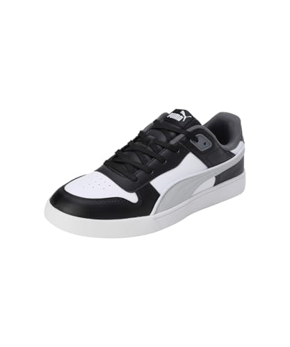 Puma Mens Court Gamer White-Black-Cool Dark Gray Sneaker - 9 UK (40218306)