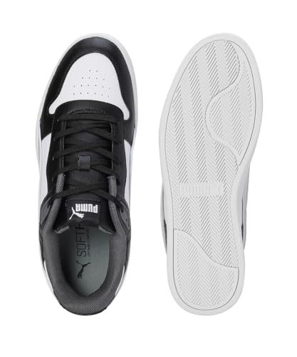 Puma Mens Court Gamer White-Black-Cool Dark Gray Sneaker - 9 UK (40218306)