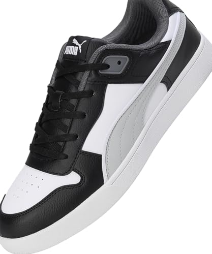 Puma Mens Court Gamer White-Black-Cool Dark Gray Sneaker - 9 UK (40218306)
