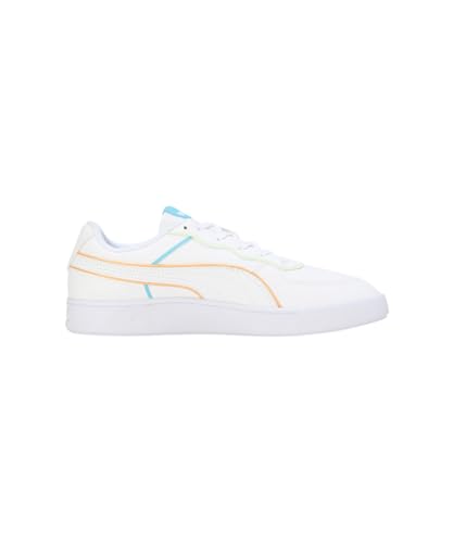 Puma Mens Galaxium White-Almost Apricot-Blue Opal Sneaker - 11 UK (31177304)