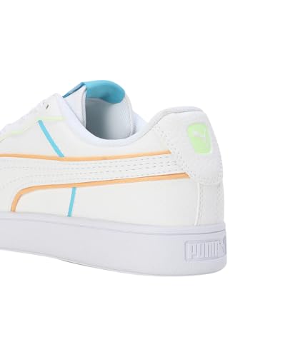 Puma Mens Galaxium White-Almost Apricot-Blue Opal Sneaker - 11 UK (31177304)