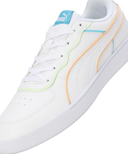 Puma Mens Galaxium White-Almost Apricot-Blue Opal Sneaker - 11 UK (31177304)