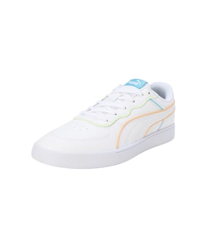 Puma Mens Galaxium White-Almost Apricot-Blue Opal Sneaker - 11 UK (31177304)