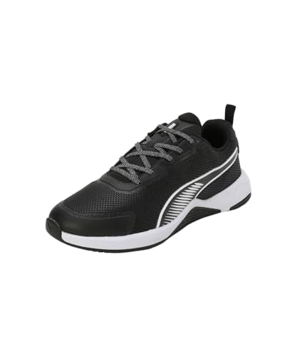 Puma Mens Surgestride Trainer Black-White Training Shoe - 8 UK (31112702)