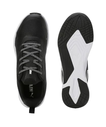Puma Mens Surgestride Trainer Black-White Training Shoe - 8 UK (31112702)