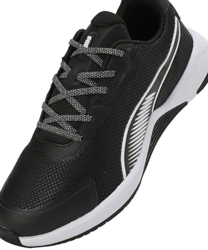 Puma Mens Surgestride Trainer Black-White Training Shoe - 8 UK (31112702)