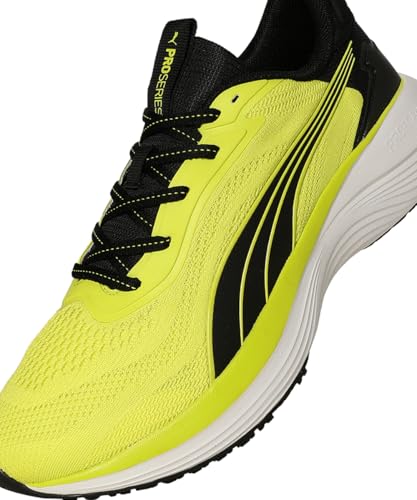 Puma Men Galaxis Pro, Lime Sheen-Black-White, Running Shoe - 9UK (31176702)
