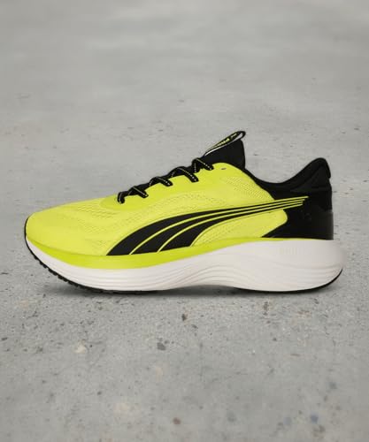 Puma Men Galaxis Pro, Lime Sheen-Black-White, Running Shoe - 9UK (31176702)
