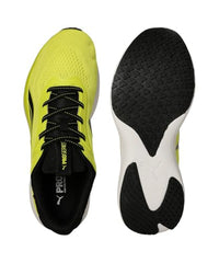 Puma Men Galaxis Pro, Lime Sheen-Black-White, Running Shoe - 9UK (31176702)