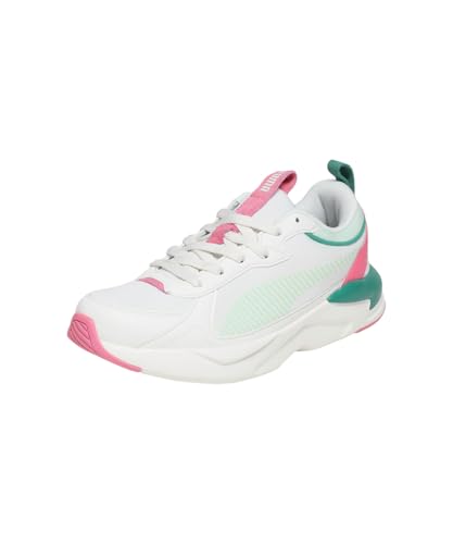 Puma, Women, X- Ray Airflex WNS, Warm White-Fast Pink-Sparkling Green, Sneaker, 8UK, (39981003)