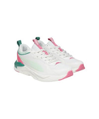 Puma, Women, X- Ray Airflex WNS, Warm White-Fast Pink-Sparkling Green, Sneaker, 8UK, (39981003)