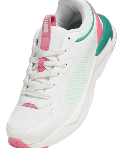 Puma, Women, X- Ray Airflex WNS, Warm White-Fast Pink-Sparkling Green, Sneaker, 8UK, (39981003)