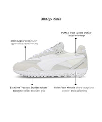 Puma Unisex-Adult Blktop Rider Warm White-White Sneaker - 8 UK (39272501)