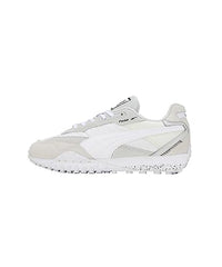 Puma Unisex-Adult Blktop Rider Warm White-White Sneaker - 8 UK (39272501)